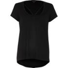 River Island Womens Strappy Neck T-shirt