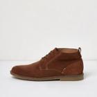 River Island Mens Brown Suede Desert Boots