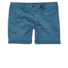 River Island Mens Bright Turn-up Hem Slim Fit Chino Shorts