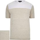 River Island Mens Knitted Color Block Sweater