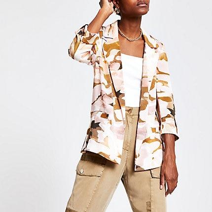 River Island Womens Camo Blazer
