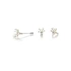 River Island Menssilver Tone Stag Lapel Pin And Cufflinks Pack