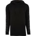 River Island Mens Sleeve Print Hoodie