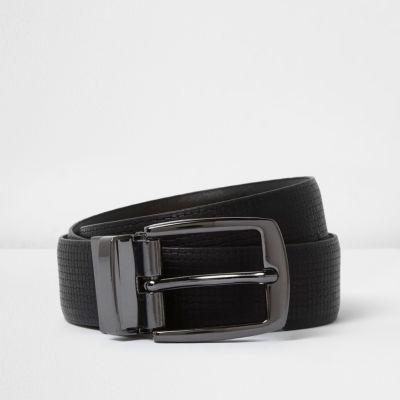 River Island Mens Textured Belt