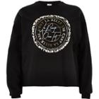 River Island Womens Plus 'c'est La Belle' Sweatshirt