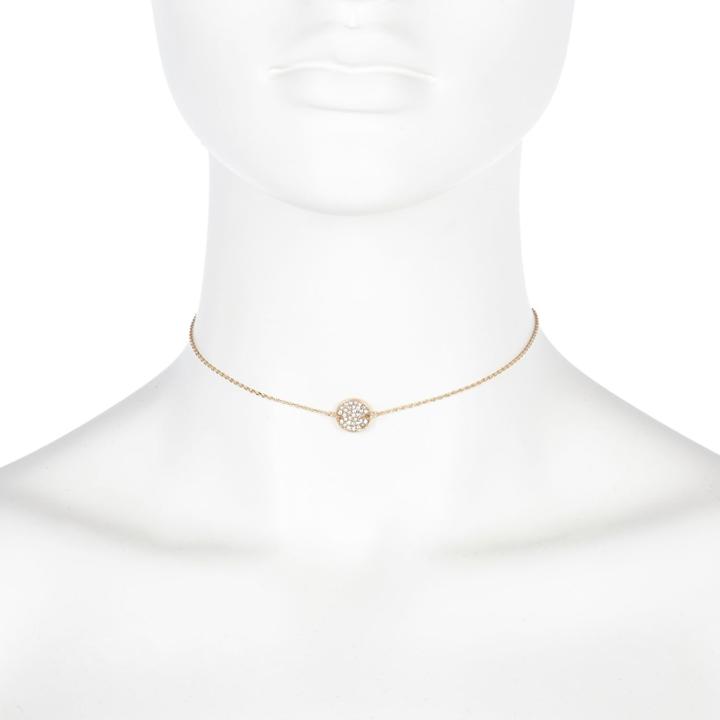 River Island Womens Gold Tone Delicate Choker Necklace