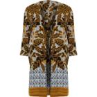 River Island Womens Petite Flroal Print Duster Coat