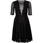 River Island Womens Mesh And Lace Skater Dress