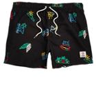 Mens Franklin & Marshall Print Swim Trunks