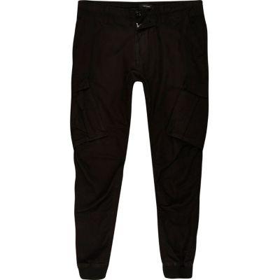 River Island Mens Big And Tall Cargo Tapered Joggers