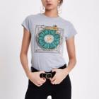 River Island Womens Leopard 'eternal Paris' Print T-shirt