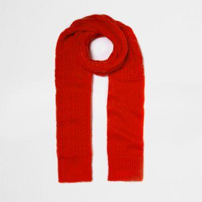 River Island Womens Cable Knit Scarf
