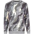 River Island Mensgreen Camo Sweatshirt