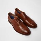 River Island Mens Leather Toecap Lace-up Oxford Shoes