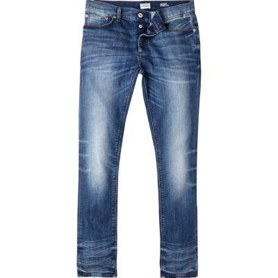 River Island Mens Vintage Wash Sid Skinny Jeans