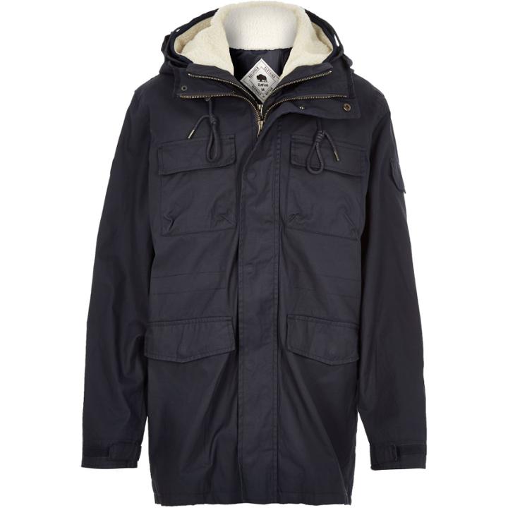 River Island Mensnavy Bellfield 2-in-1 Winter Coat