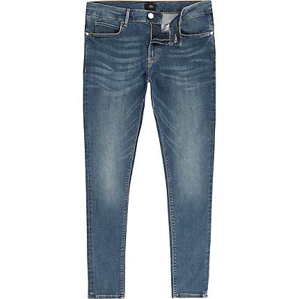 River Island Mens Spray On Ollie Super Skinny Jeans