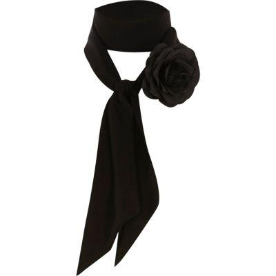 River Island Womens Corsage Skinny Scarf