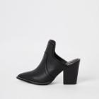 River Island Womens Pointed Toe Western Mules