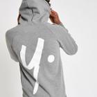 River Island Mens Year Dot Logo Back Print Hoodie
