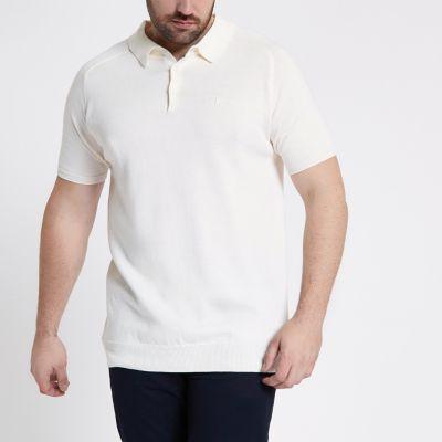 River Island Mens Big And Tall Short Sleeve Polo Shirt