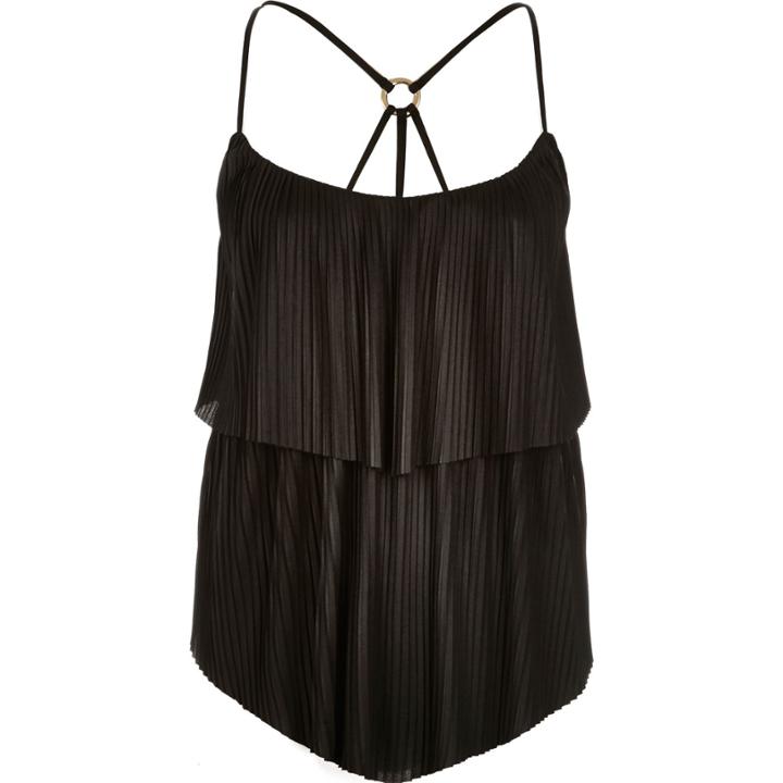 River Island Womens Pleated Double Layer Cami