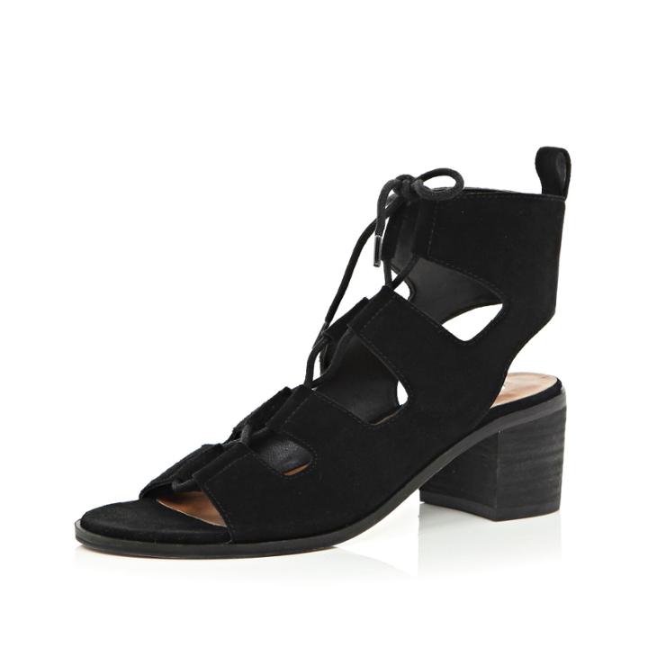 River Island Womens Suede Lace-up Sandals