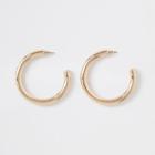 River Island Womens Gold Colour Chunky Hoop Earrings