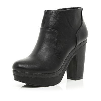 River Island Platform Ankle Boots