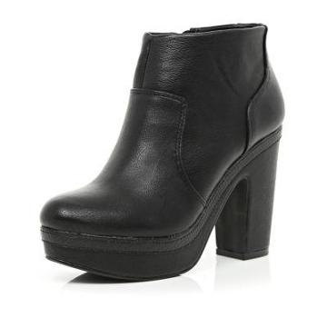 River Island Platform Ankle Boots