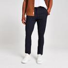 River Island Mens Stripe Skinny Trousers