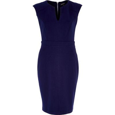 River Island Womens Plunge Pencil Dress