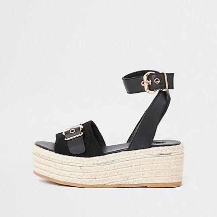 River Island Womens Espadrille Flatform Sandals