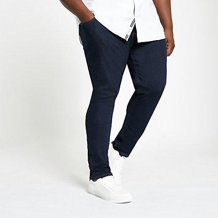 River Island Mens Big And Tall Sid Skinny Fit Jeans