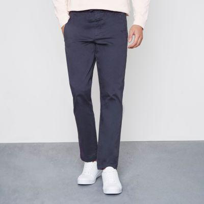 River Island Mens Pull On Chino Pants