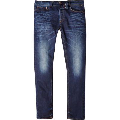 River Island Mensbig & Tall Sid Fade Skinny Jeans