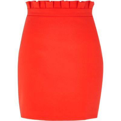 River Island Womens Paperbag Mini Skirt