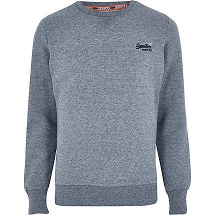 River Island Mens Superdry Orange Label Sweatshirt