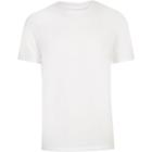 River Island Mens White 'r96' Slim Fit Short Sleeve T-shirt