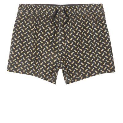 River Island Mens Acid Wash Pineapple Short Swim Shorts