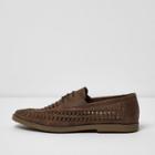 River Island Mens Woven Lace-up Shoes