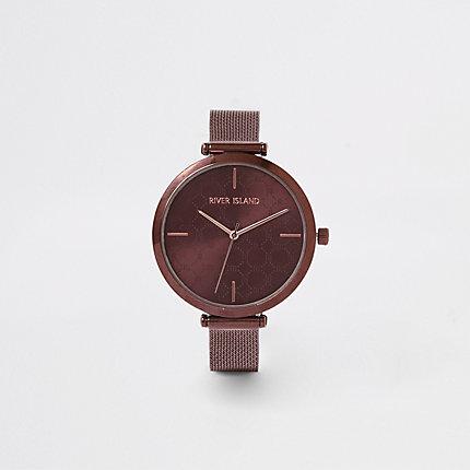 River Island Womens Mesh Strap Watch