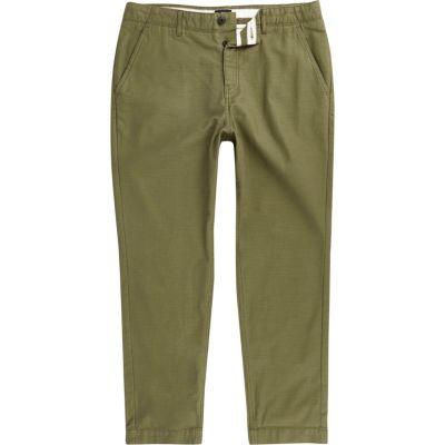 River Island Mens Wide Leg Chino Trousers