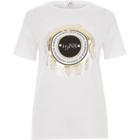 River Island Womens White '1988' Fitted Short Sleeve T-shirt