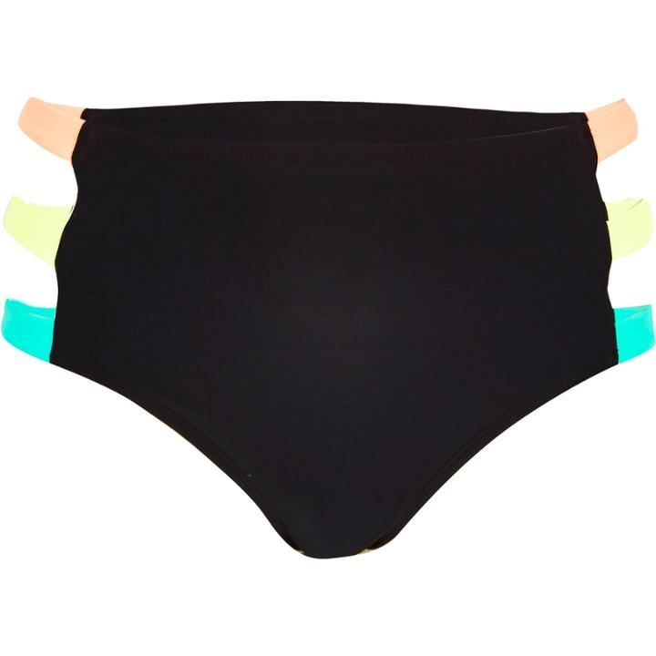 River Island Womens Colour Block High Rise Bikini Bottoms