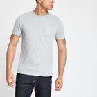 River Island Mens Prolific Embroidered Slim Fit T-shirt