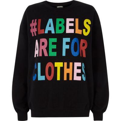 River Island Womens Ditch The Label Charity Sweatshirt