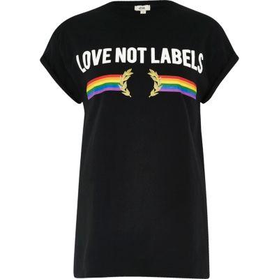 River Island Womens Pride 'love Not Labels' T-shirt