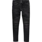 River Island Mens Washed Sid Biker Skinny Jeans