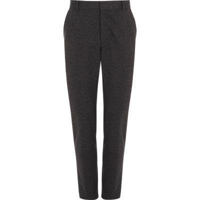 River Island Mens Skinny Fit Smart Tape Trousers